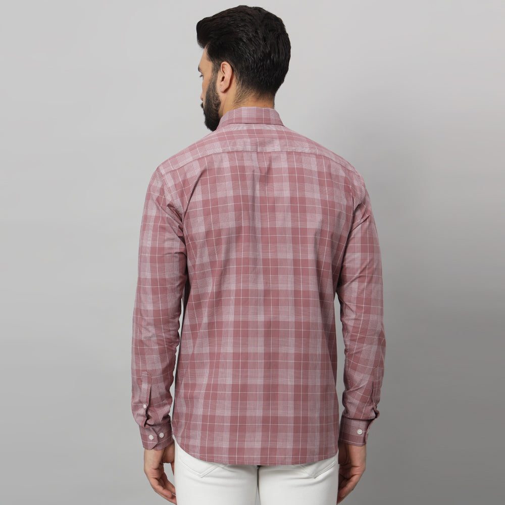Elegant White Mauve Shirt - Timeless Sophistication for Every Occasion