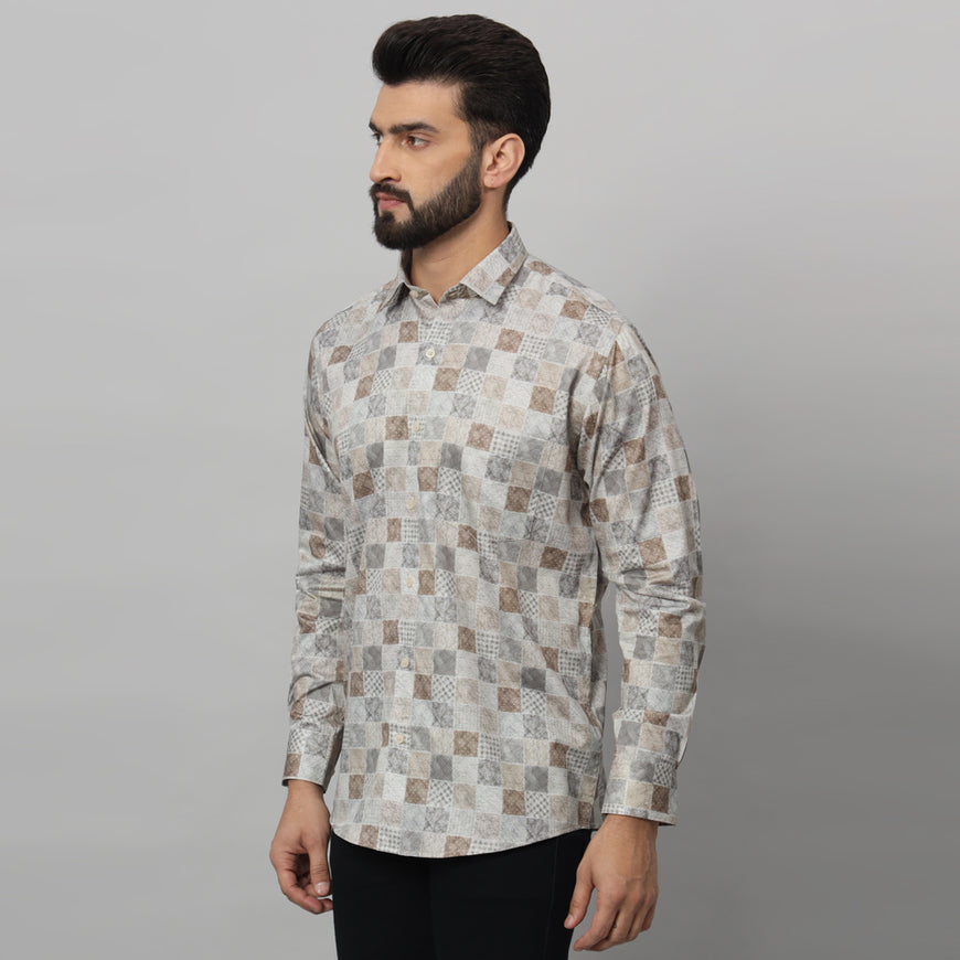 Men Boho Full Sleeve Shirt cotton fabric casual shirt