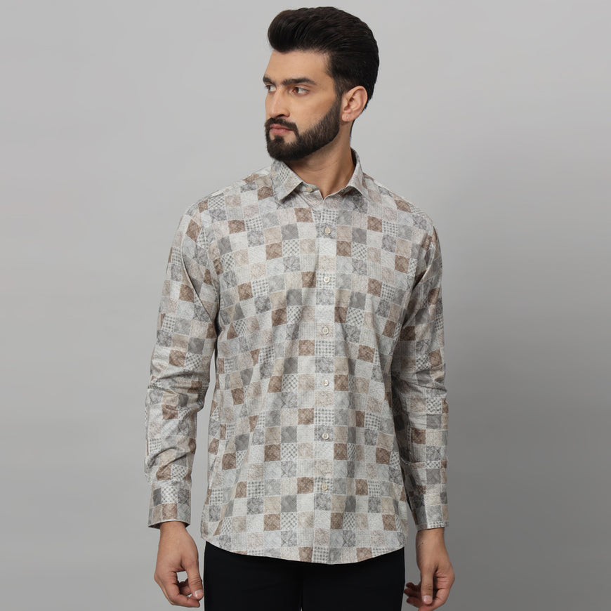 Men Boho Full Sleeve Shirt cotton fabric casual shirt