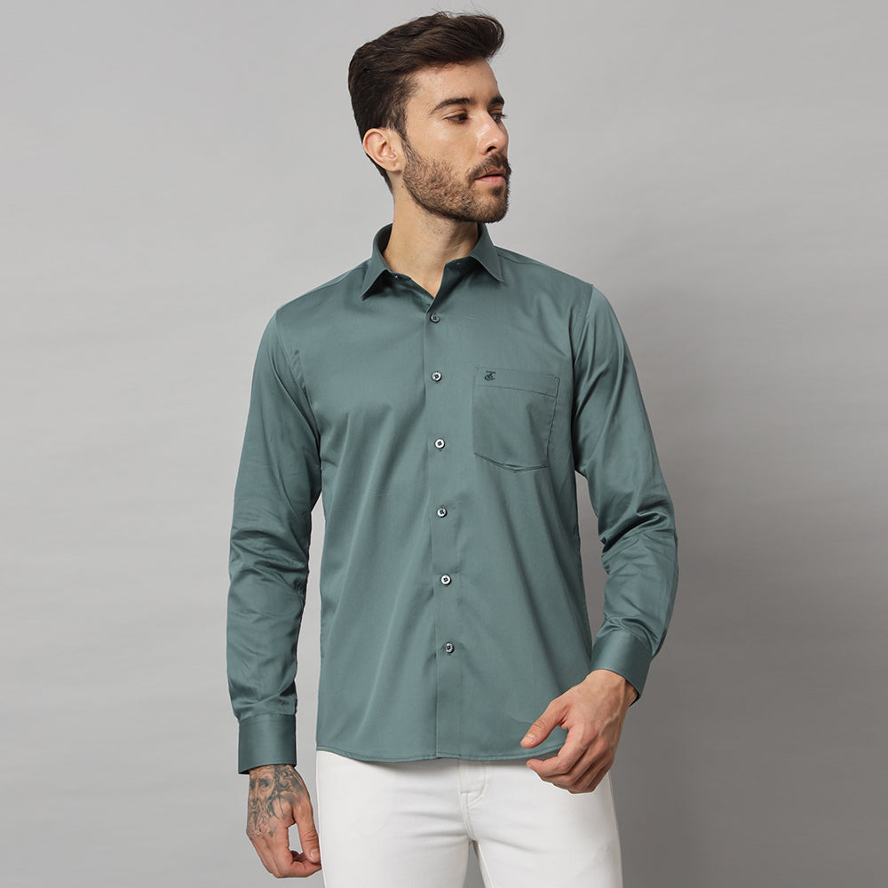 Mint green shirt mens best sale