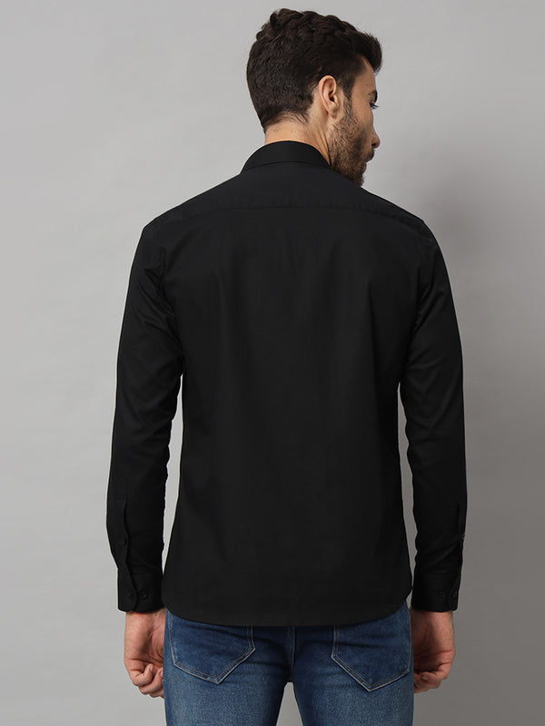 Stylish Men's Charcoal Black Shirt - Perfect for Any Occasion | Comfortable & Elegant