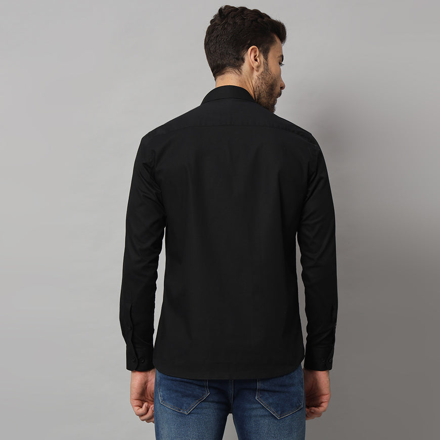 Stylish Men's Charcoal Black Shirt - Perfect for Any Occasion | Comfortable & Elegant