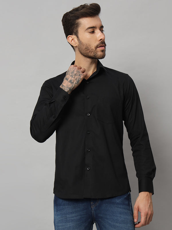 Stylish Men's Charcoal Black Shirt - Perfect for Any Occasion | Comfortable & Elegant