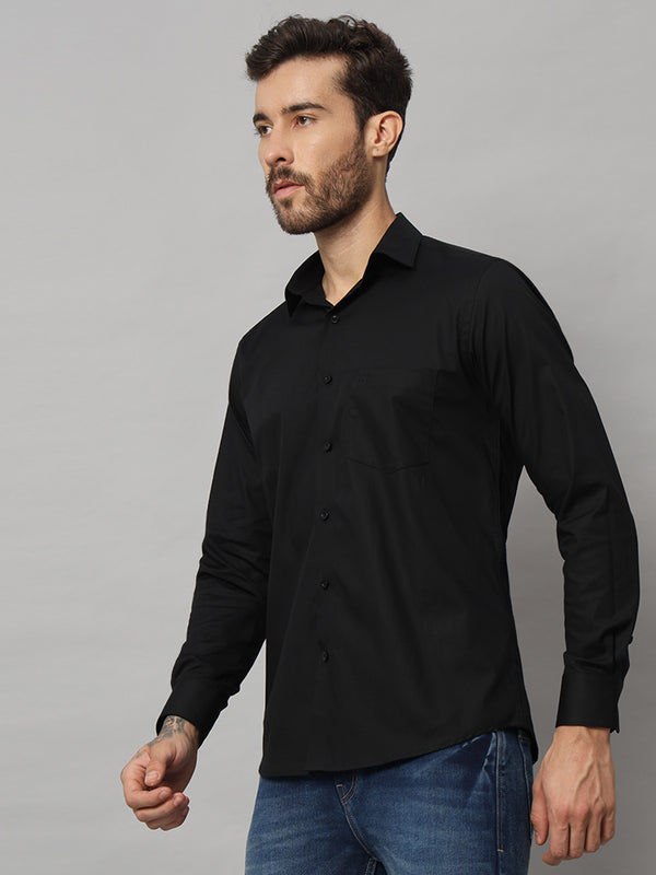 Stylish Men's Charcoal Black Shirt - Perfect for Any Occasion | Comfortable & Elegant