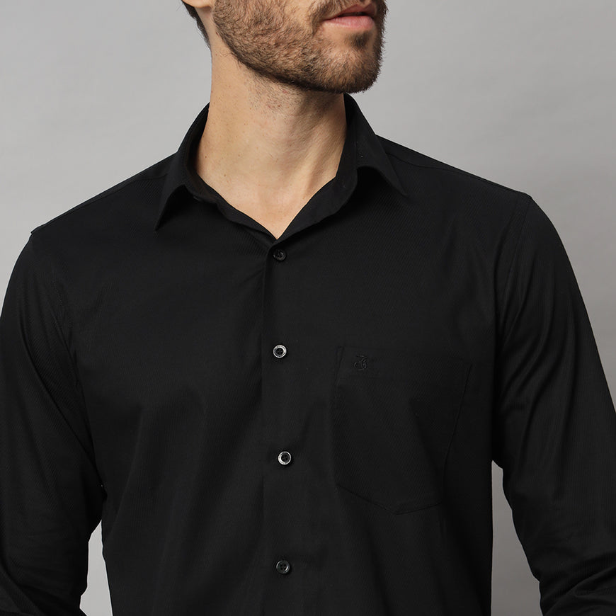 Stylish Men's Charcoal Black Shirt - Perfect for Any Occasion | Comfortable & Elegant