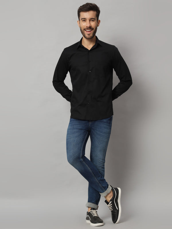 Stylish Men's Charcoal Black Shirt - Perfect for Any Occasion | Comfortable & Elegant