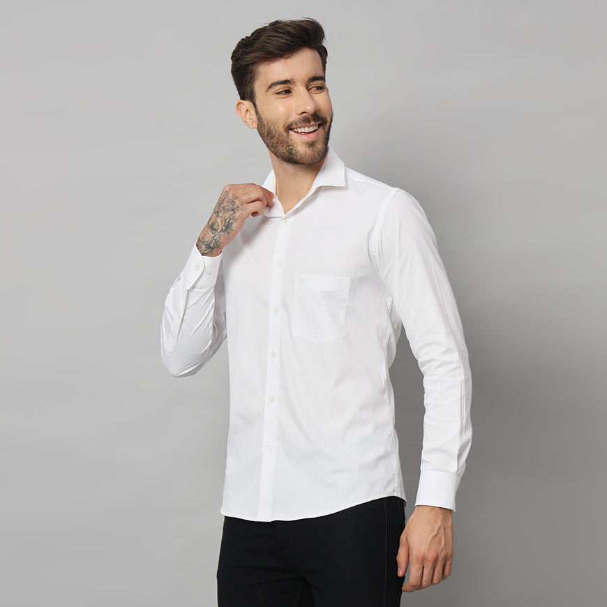 Elegant White Classic Shirt - Timeless Style for Every Occasion