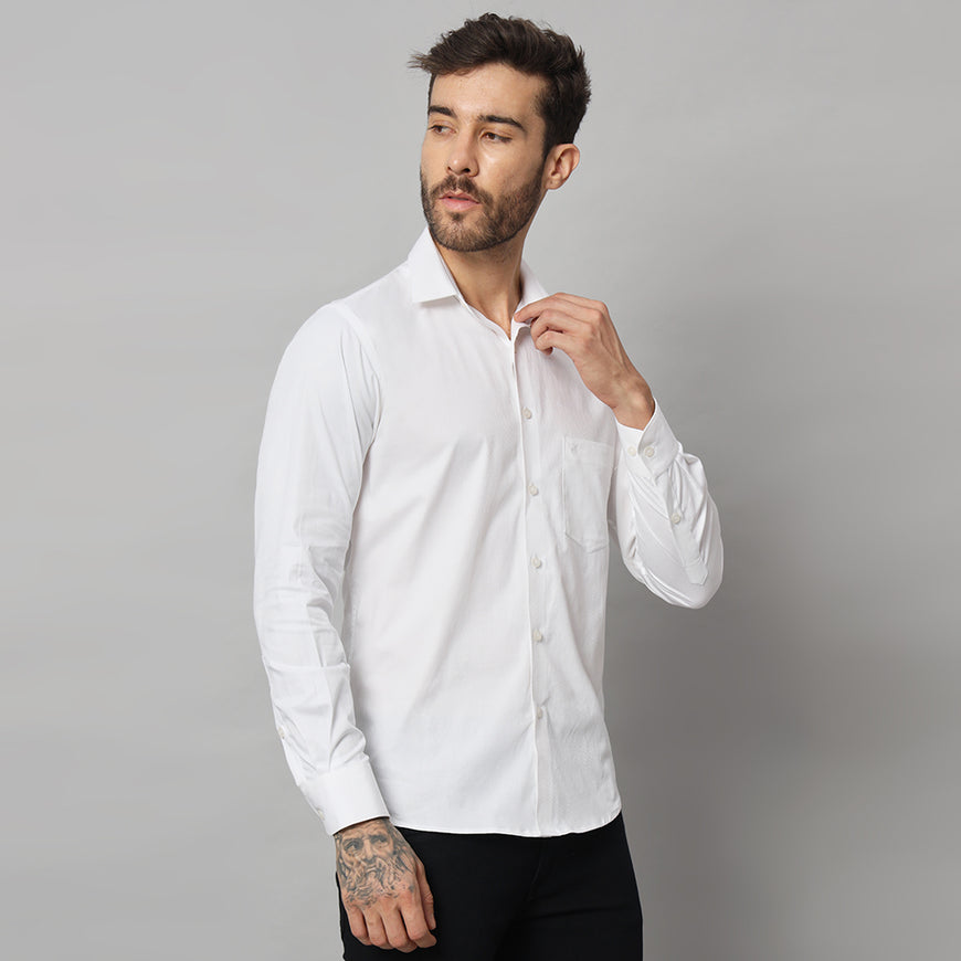 Elegant White Classic Shirt - Timeless Style for Every Occasion