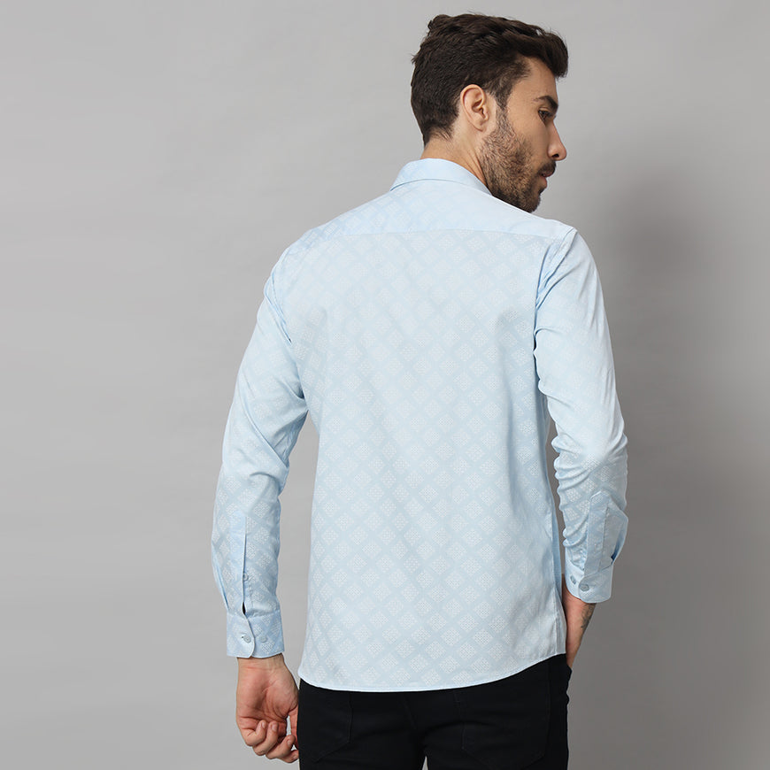 Soft Sapphire Shirt - Elegant Comfort with a Touch of Luxury | Comfortable & Elegant