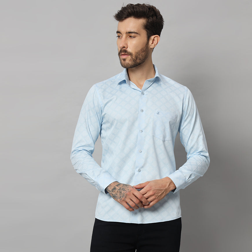 Soft Sapphire Shirt - Elegant Comfort with a Touch of Luxury | Comfortable & Elegant