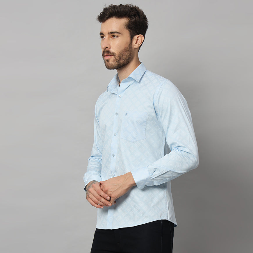 Soft Sapphire Shirt - Elegant Comfort with a Touch of Luxury | Comfortable & Elegant