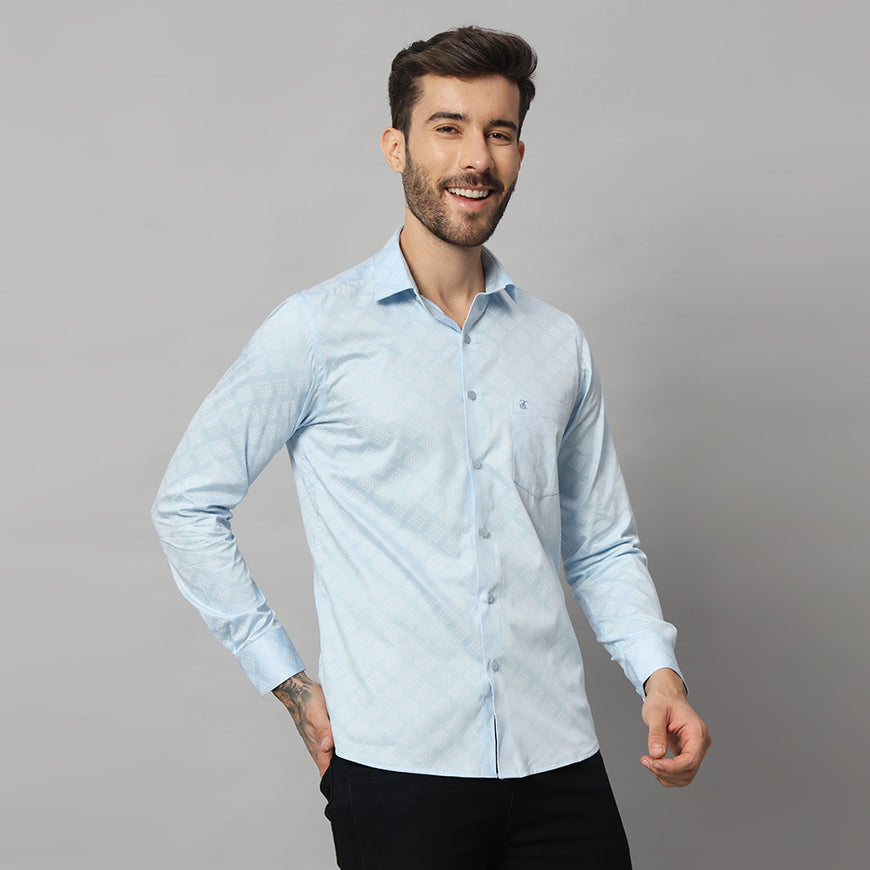 Soft Sapphire Shirt - Elegant Comfort with a Touch of Luxury | Comfortable & Elegant