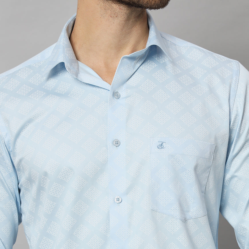 Soft Sapphire Shirt - Elegant Comfort with a Touch of Luxury | Comfortable & Elegant