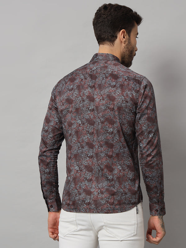 Purple Snake Print Shirt - Bold & Stylish