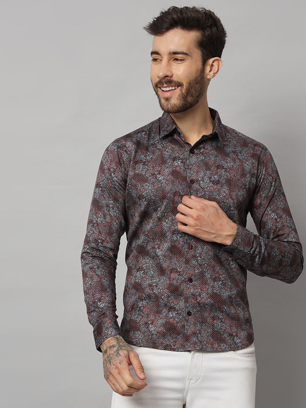 Purple Snake Print Shirt - Bold & Stylish