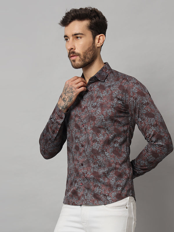 Purple Snake Print Shirt - Bold & Stylish