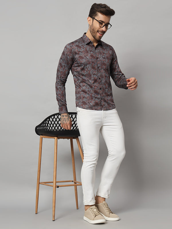 Purple Snake Print Shirt - Bold & Stylish